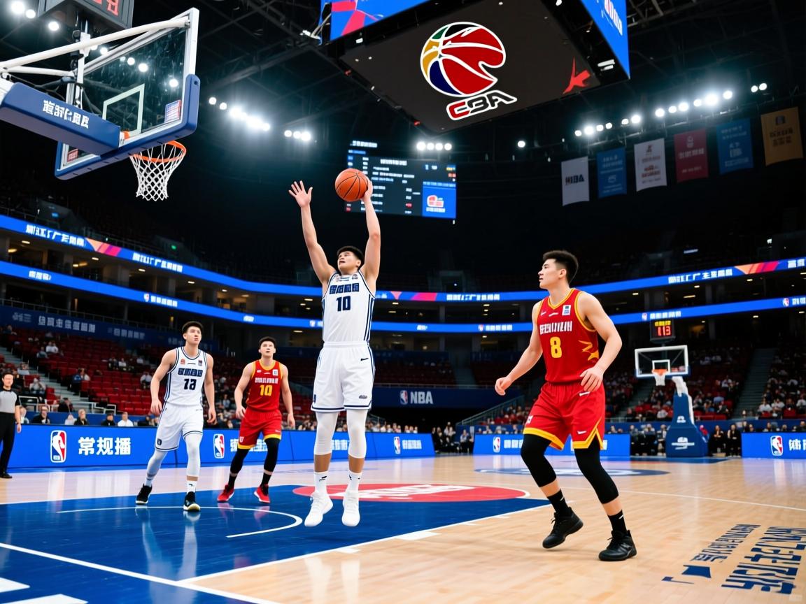 CBA常规赛：浙江广厦主场以110：80大胜深圳男篮，展现强势实力