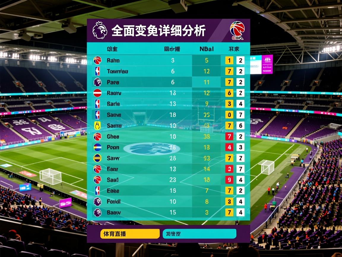全面英超积分榜变化详细分析 第3张